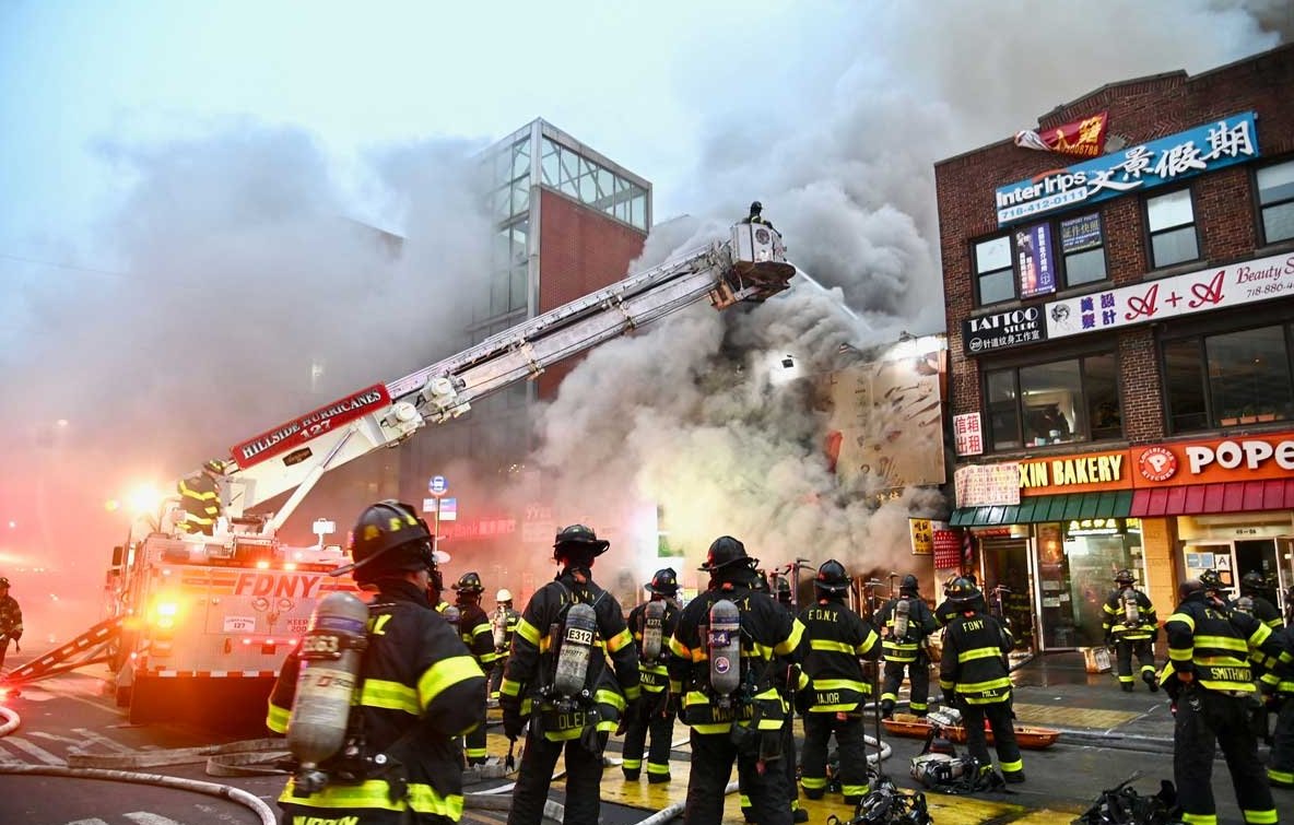 Massive Fire Ravages Vacant Astoria Church, Injuring Six Firefighters | USAvora